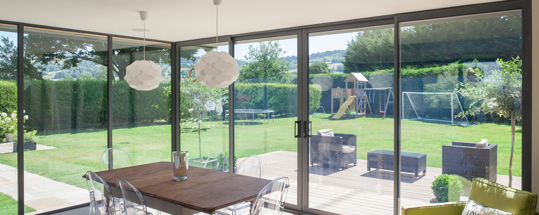 Aluminium patio doors